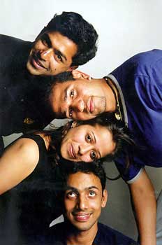 Gerard, Gaurav, Niranjana and Ryan in Twenty Plus